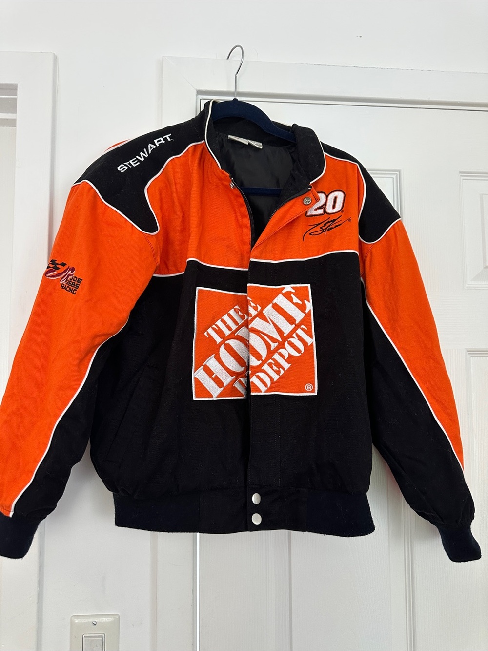 Tony Stewart x The Home Depot #20 Racing Jacket in Orange and Black